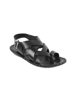 Metro - Men Casual Black Sandals