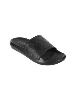 Mochi - Men Black Casual Open Slipper Sliders