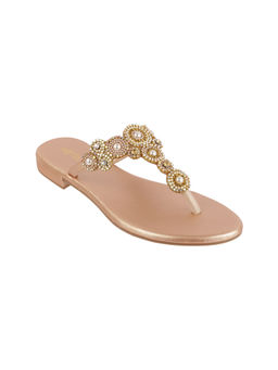 Metro - Women Gold Party Open Sandals