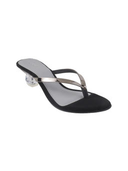 Mochi - Women Grey Party Open Sandal Heels