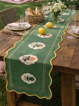 Chumbak - Limonata Table Citrus Zest Runner