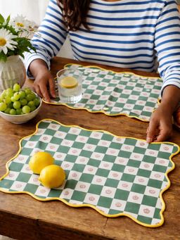 Chumbak - Limonata Citrus Zest Placemats (Pack of 2)