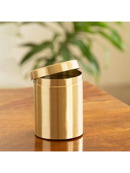ExclusiveLane - Golden Keepsake Multi-Utility Storage Brass Jar & Container
