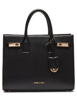 Anne Klein - Satchel W/Detach. Strap and Double Turn Lock Detail