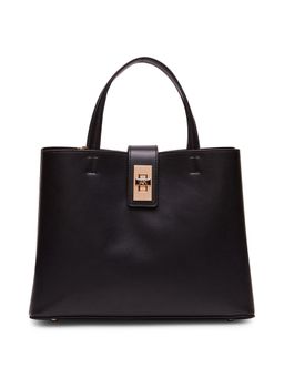 Anne Klein - E/W Medium Satchel W/ Enamel Turn Lock