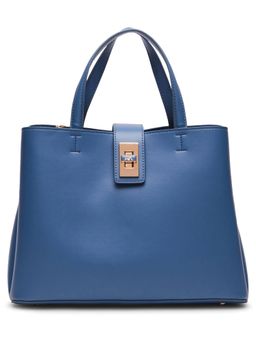 Anne Klein - E/W Medium Satchel W/ Enamel Turn Lock