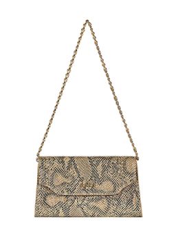 Eske - Renate Gold Animal Print Vegan Leather Satchel