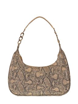 Eske - Ryann Gold Animal Print Vegan Leather Shoulder Bag