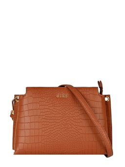 Eske - Nova Beige Animal Print Vegan Leather Shoulder Bag