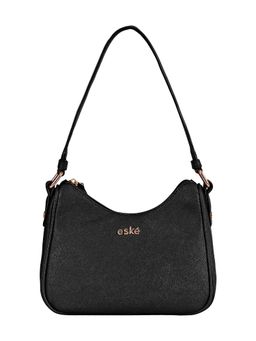 Eske - Audrey Black Solid Vegan Leather Shoulder Bag