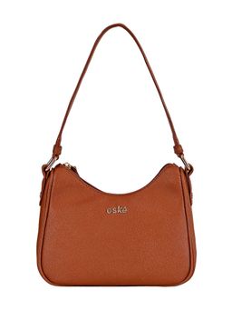 Eske - Audrey Tan Solid Vegan Leather Shoulder Bag