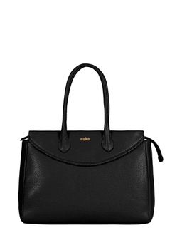 Eske - Turner Black Solid Vegan Leather Tote