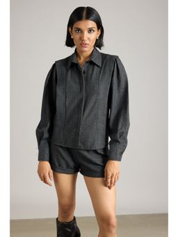 FREAKINS - Black Button Up Shirt
