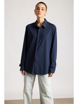 FREAKINS - Womens Polyamide Shirt Navy Blue