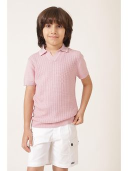 One Friday - Boys Half Sleeve Polo T-Shirt