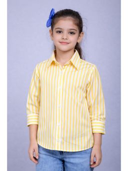 Pink Chick - Cotton Full Sleeves Stripped Shirt