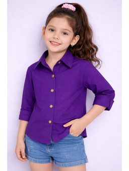 Pink Chick - Cotton Full Sleeves Solid Shirt