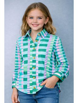 Pink Chick - Cotton Full Sleeves Printed Shirt
