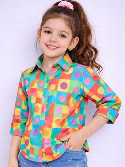 Pink Chick - Cotton Full Sleeves Printed Shirt