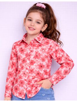 Pink Chick - Cotton Full Sleeves Floral Shirt