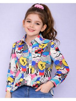 Pink Chick - Cotton Full Sleeves Printed Shirt