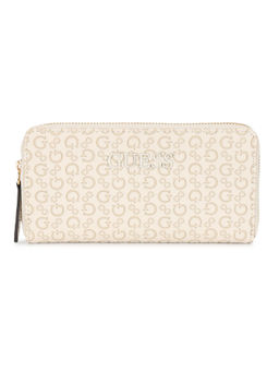Guess - Women Beige Printed Wallet