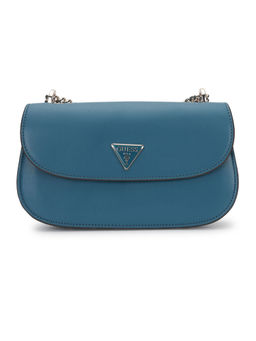 Guess - Women Teal Solid Sling Bag