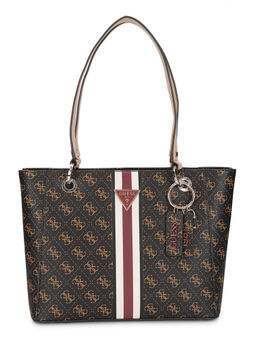 Guess - Women Brown Printed Tote Bag