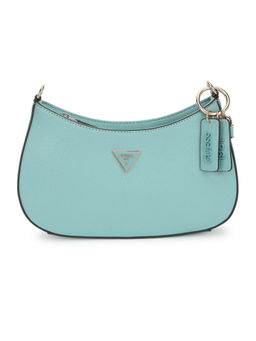 Guess - Women Teal Textured Handbag
