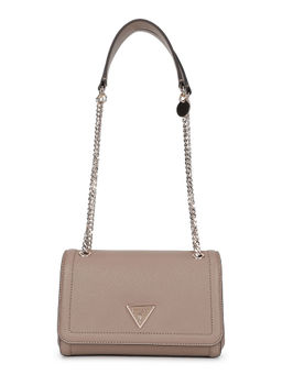 Guess - Women Taupe Textured Sling Bag