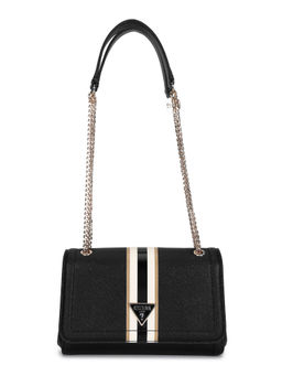 Guess - Women Black Textured Sling Bag