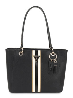 Guess - Women Black Textured Tote Bag