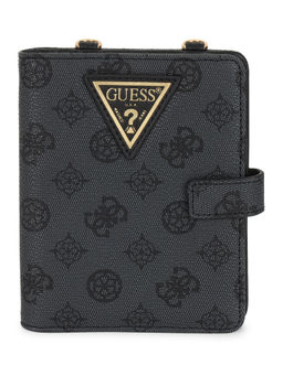 Guess - Women Grey Printed Passport Holder