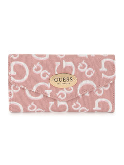 Guess - Women Pink Printed Wallet