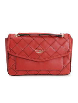 Guess - Women Rust Textured Sling Bag