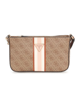 Guess - Women Brown Printed Handbag