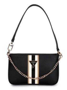 Guess - Women Black Textured Handbag