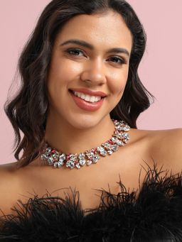 Sohi - Women Multicolour Crystal Necklace