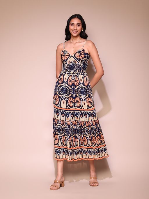white christmas dresses RI Ritu Kumar Ruby Red Embroidered Cocktail Gown – Saris and Things main image 0