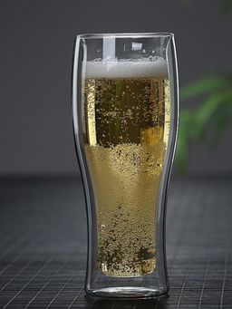 Smokey Cocktail - Double Insulation Beer Glass (Pack of 2)