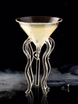 Smokey Cocktail - Octopus Martini Glass (Pack of 2)