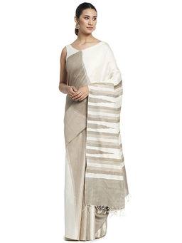 Fabindia - Multicolor Hand Woven Silk Saree