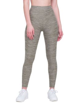 Candyskin - Women Green Solid High-Waisted Tights - Green