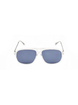 Opium Eyewear - Men Blue Rectangular Sunglasses with Polarized Lens (OP-1903-C03)