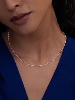Shaya by CaratLane - Unisex Silver No Plating Plated Necklace