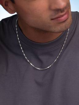 Shaya by CaratLane - Unisex Silver No Plating Plated Necklace