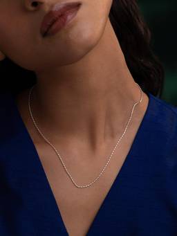 Shaya by CaratLane - Unisex Silver No Plating Plated Necklace