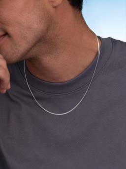 Shaya by CaratLane - Unisex Silver No Plating Plated Necklace