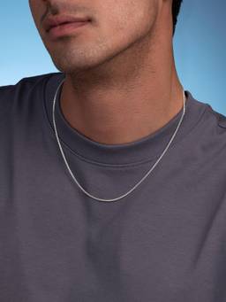 Shaya by CaratLane - Unisex Silver No Plating Plated Necklace