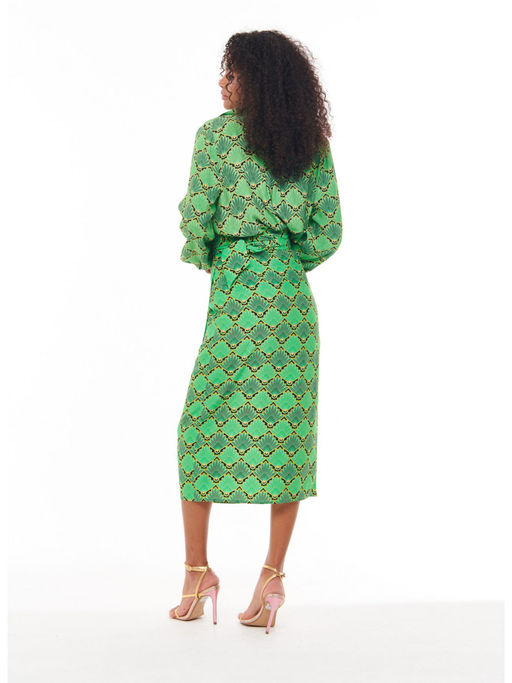 never fully dressed green skirt Women's Olive & Pink Lily Skirt in - Size 10